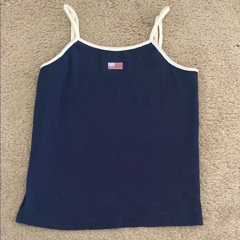 Navy Blue Kids Teen Tank Top